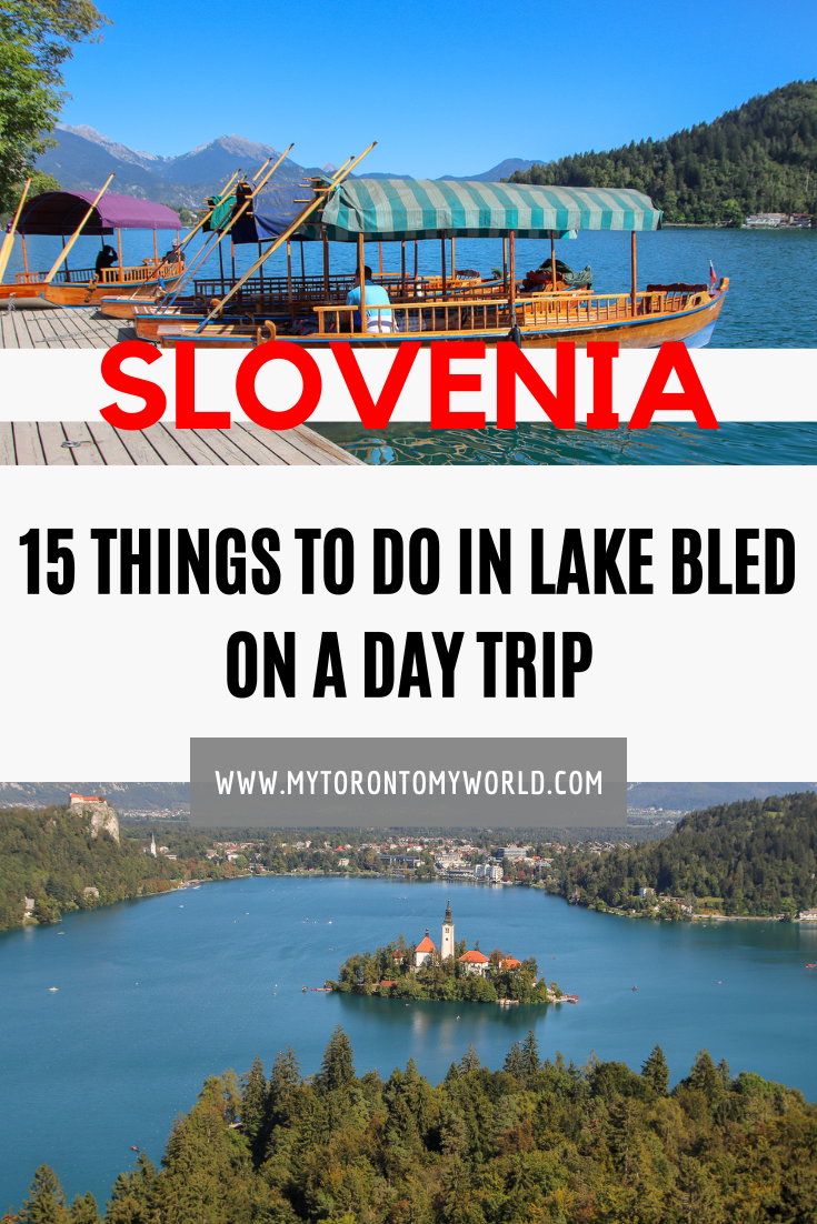 A guide to all the things to do at Lake Bled on a day trip from Ljubljana, Slovenia. 