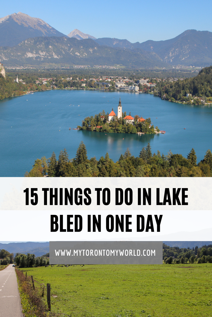 A guide to all the things to do at Lake Bled on a day trip from Ljubljana, Slovenia. 
