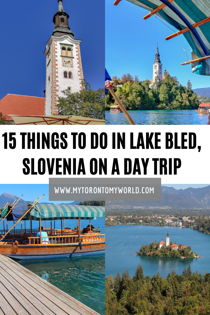 A guide to all the things to do at Lake Bled on a day trip from Ljubljana, Slovenia. 