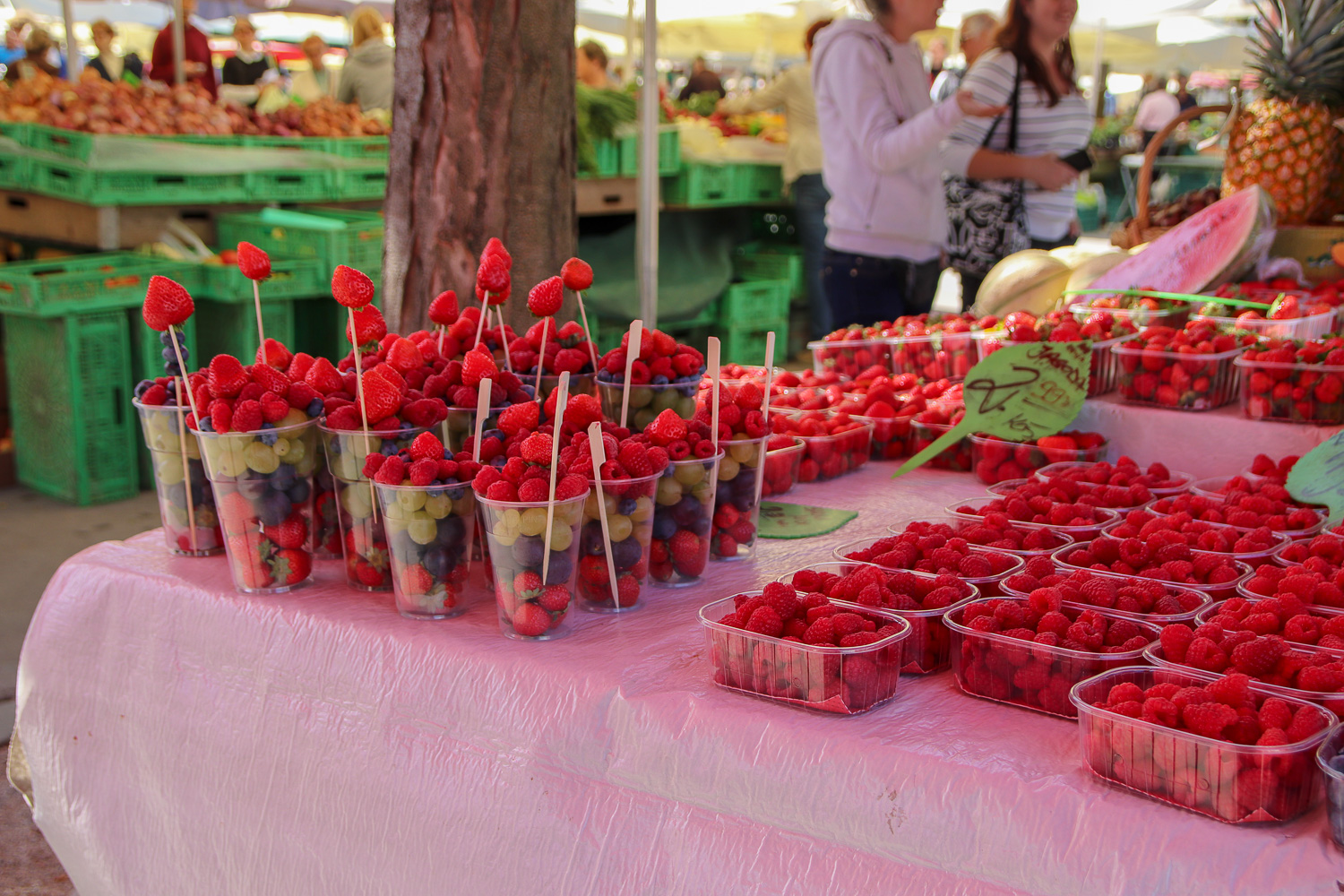 shopping at the central market and eating at open kitchen is one of the things to do in Ljubljana