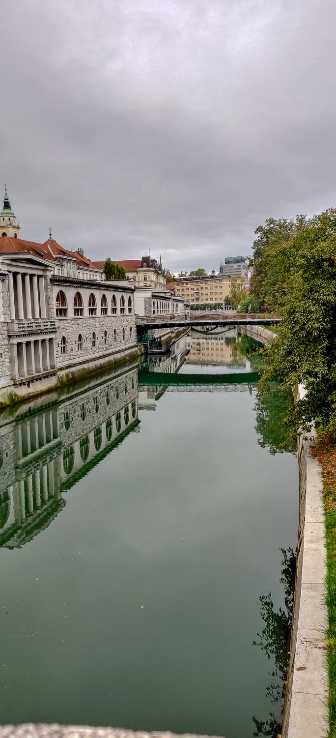 Walking across Butcher's Bridge is one of the things to do in Ljubljana