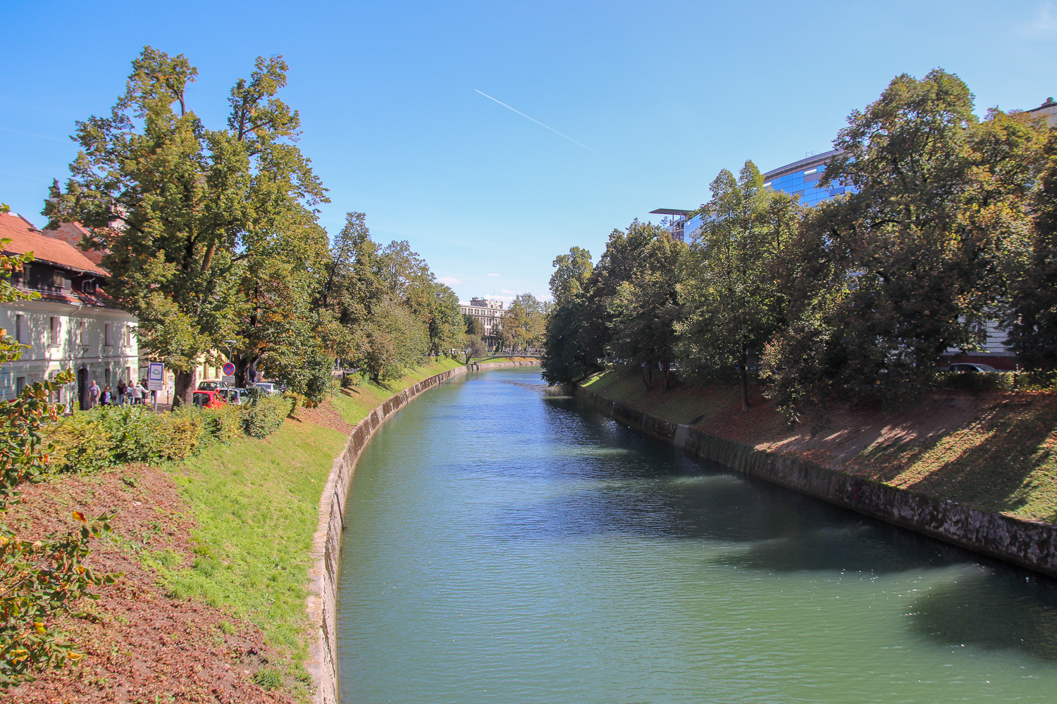 Walking along the Ljubljanica River is one of the things to do in Ljubljana