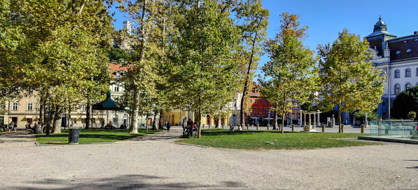 Strolling around Congress Square is one of the things to do in Ljubljana