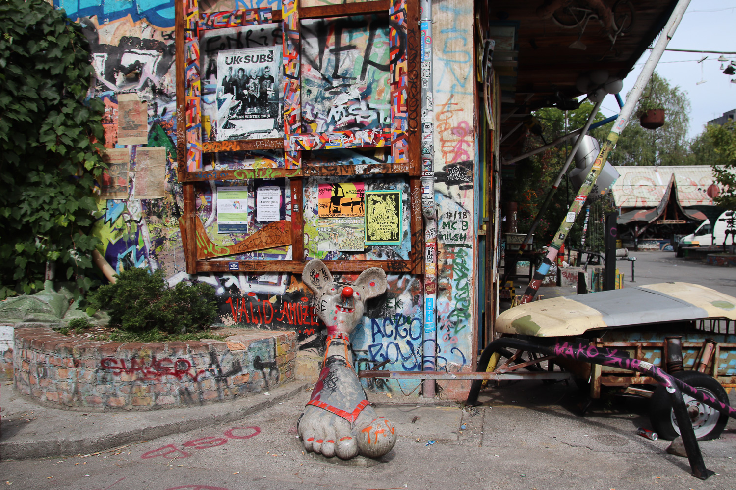 Exploring the street art in Metelkova is one of the things to do in Ljubljana