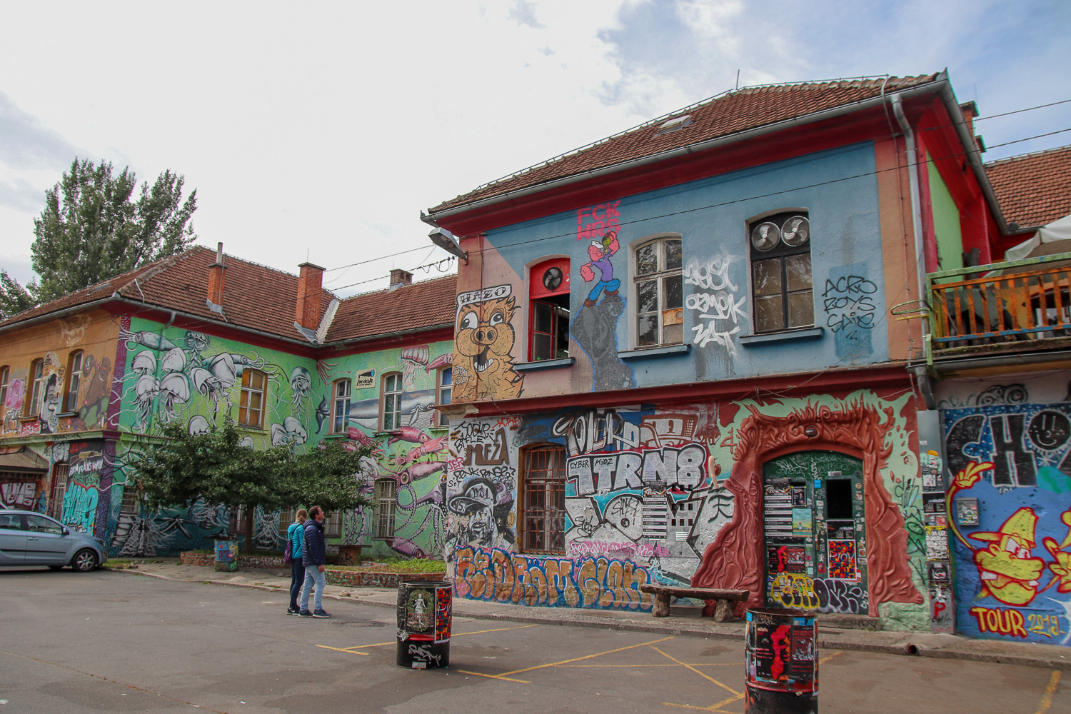 Exploring the street art in Metelkova is one of the things to do in Ljubljana