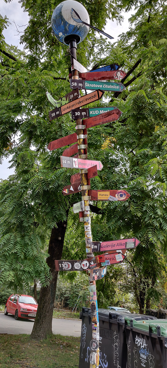 Exploring the street art in Metelkova is one of the things to do in Ljubljana