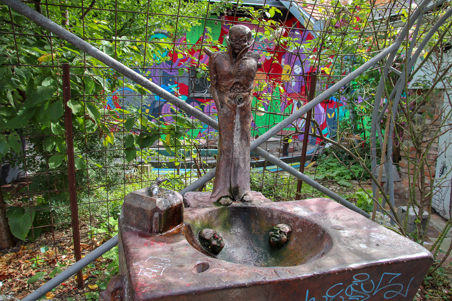 Exploring the street art in Metelkova is one of the things to do in Ljubljana