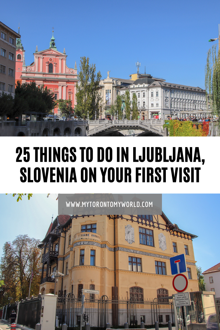 A list of 25 different things to do in Ljubljana, Slovenia on a visit. The list is catered to those with limited time in the city like 1 day.