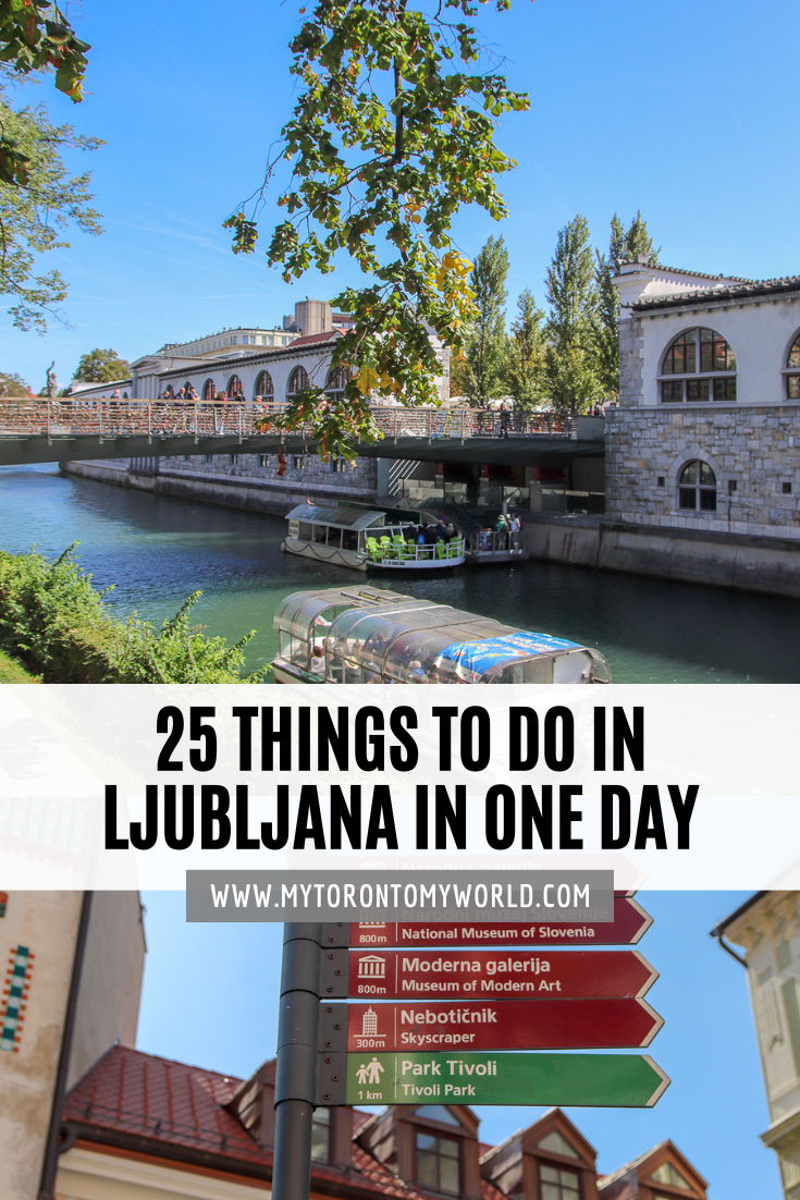 A list of 25 different things to do in Ljubljana, Slovenia on a visit. The list is catered to those with limited time in the city like 1 day.
