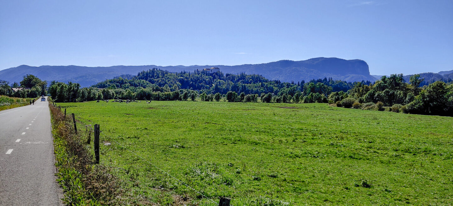The roads between Bled and Vintgar Gorge
