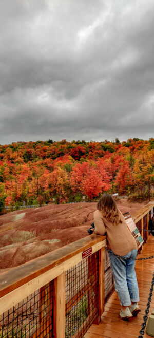 Visiting the Cheltenham Badlands is one of the day trips from Toronto I recommend
