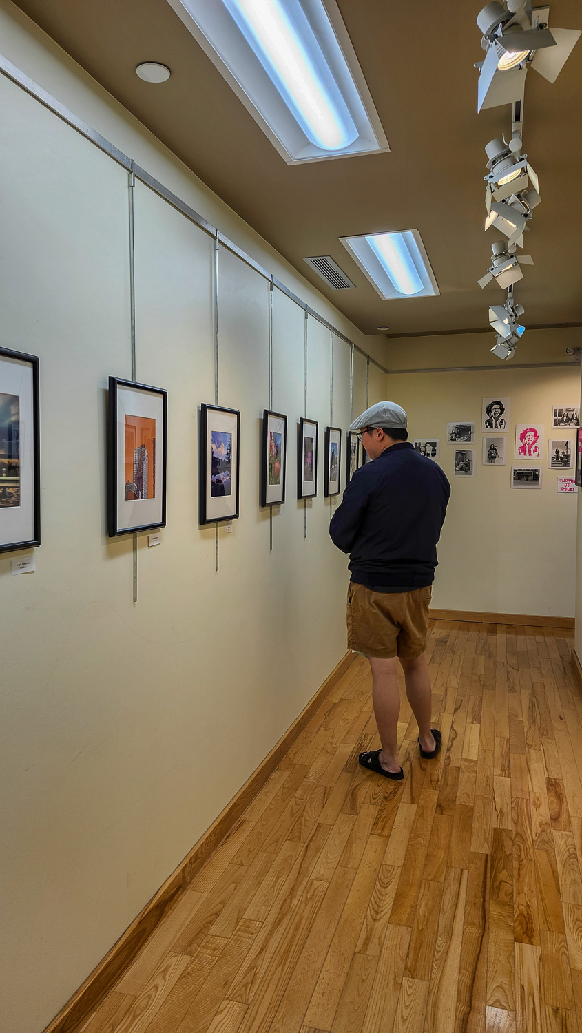 The art gallery in the public library in Port Perry. Port Perry is one of the day trips from Toronto that I recommend.