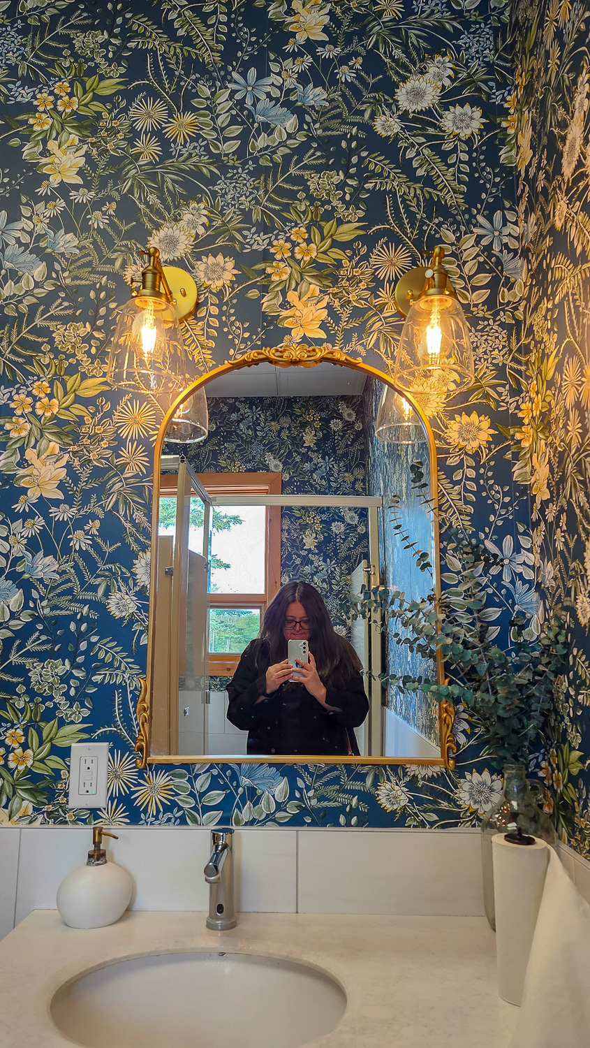 Bathroom details at the Nest in Uxbridge. One of the day trips from Toronto I recommend.